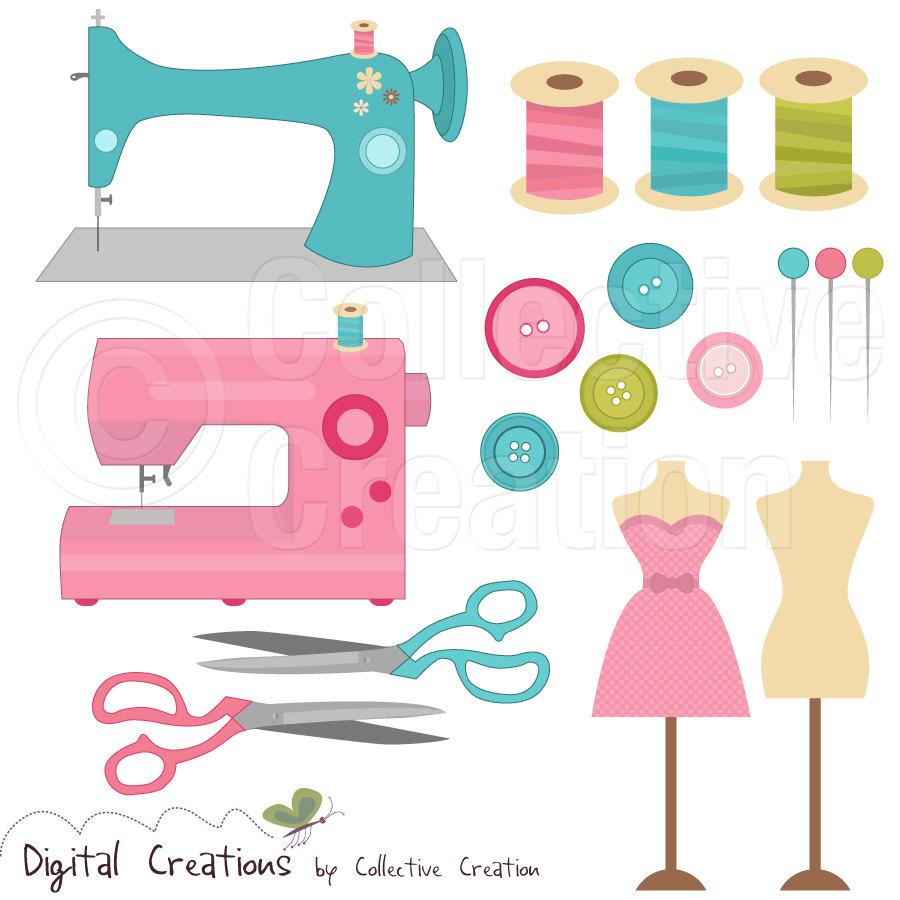 25+ Free Sewing Clip Art.