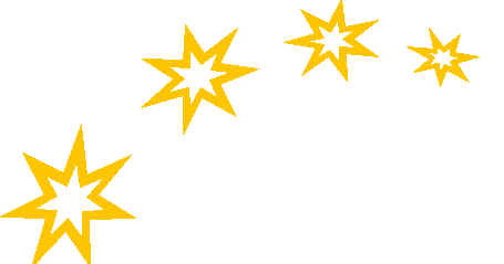 Seeing stars clipart.