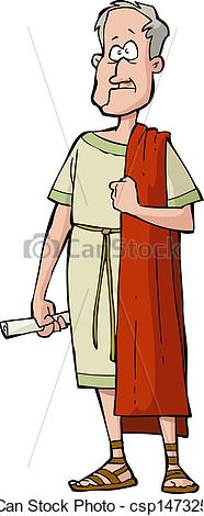 Roman Senator Clipart.