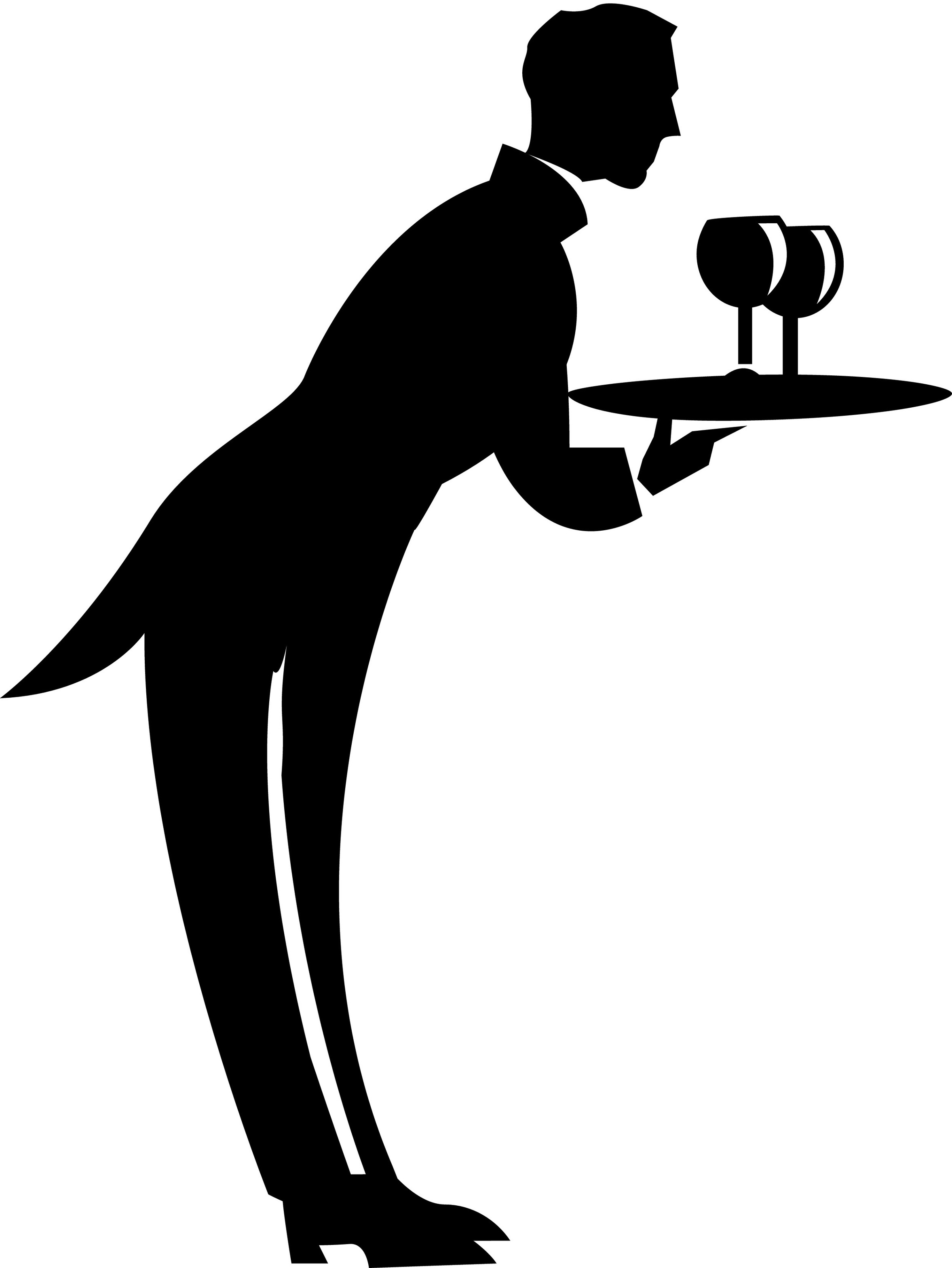 6+ Waiter Clipart.