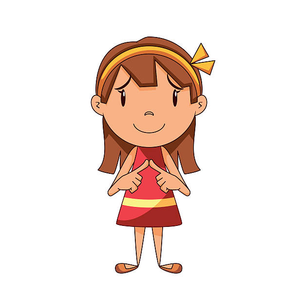 Shy Kid Clipart.