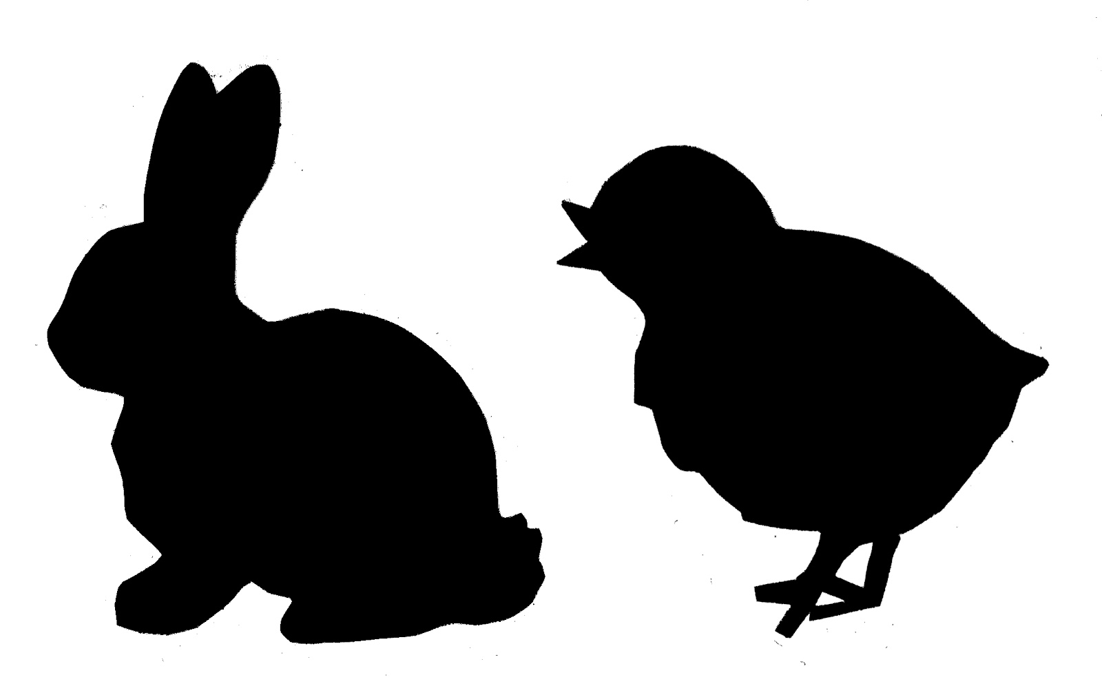 willowday: Shadow Puppet Bunny Cards.