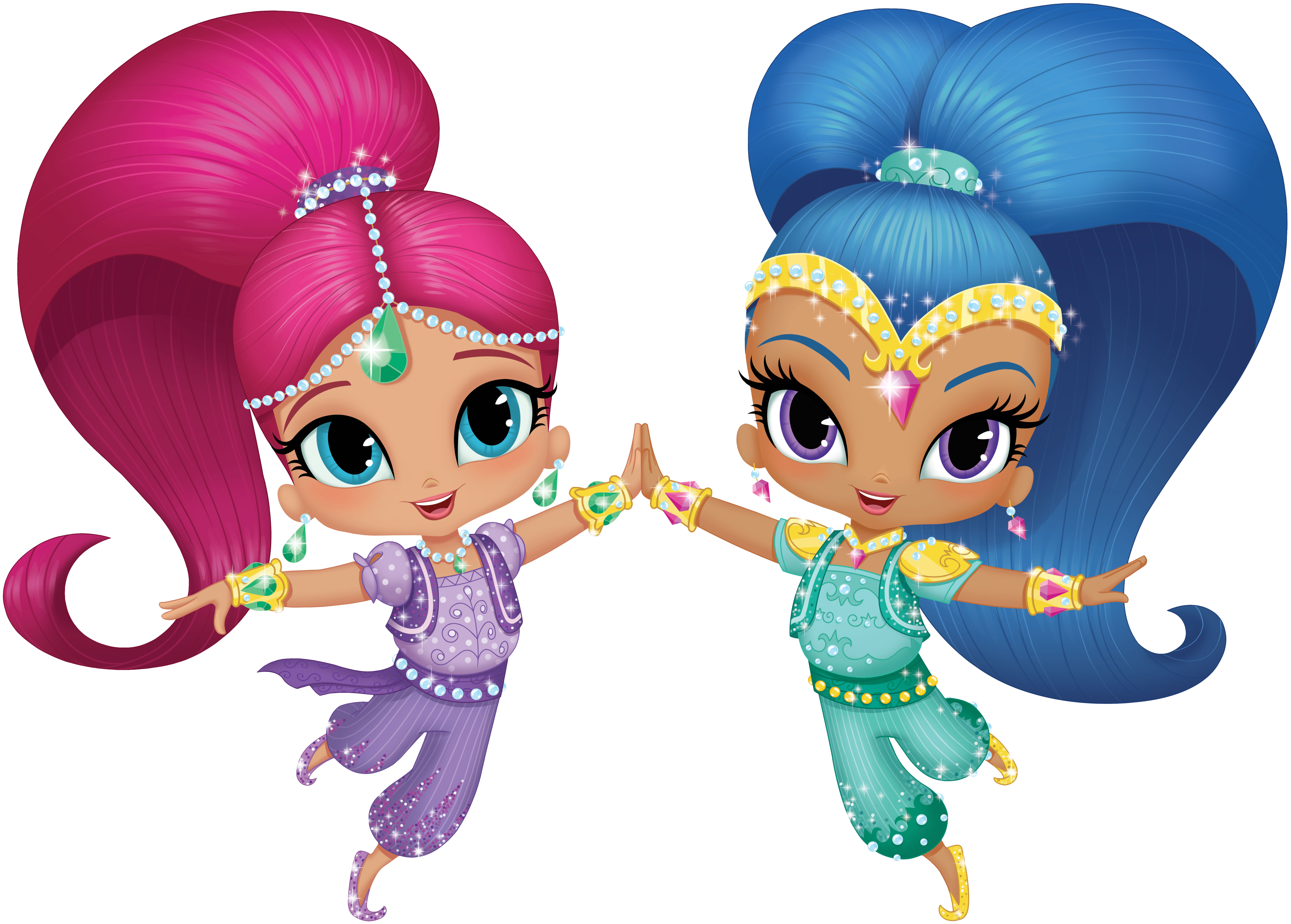 Shimmer and Shine Transparent PNG Clip Art Image.