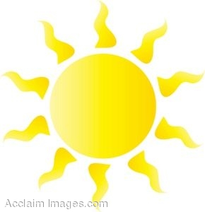 Bright Sun Clipart.