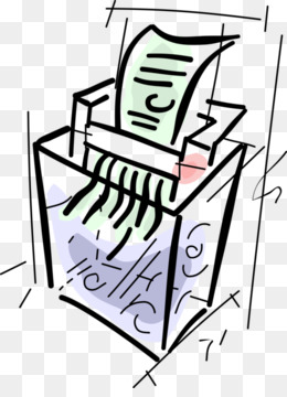 Paper shredder Industrial shredder Waste Clip art.