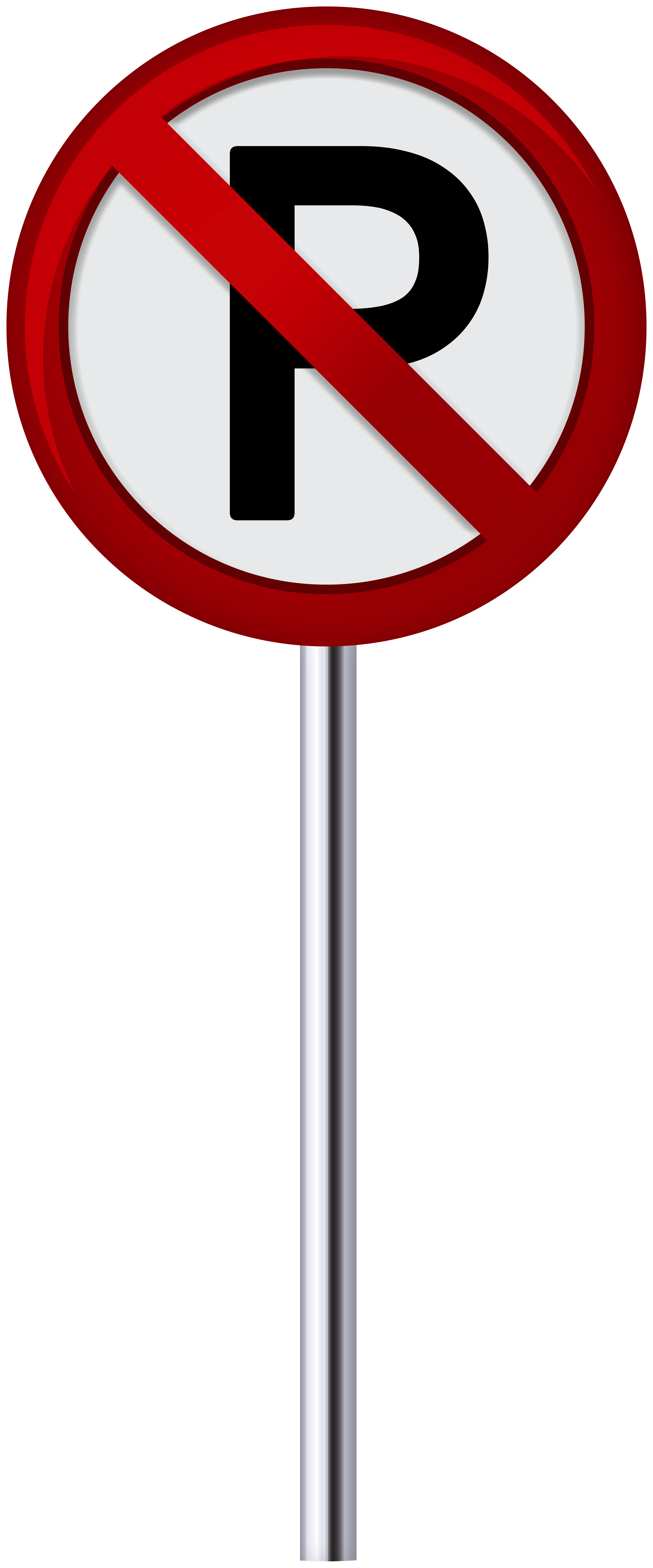 No Parking Sign PNG Clip Art.