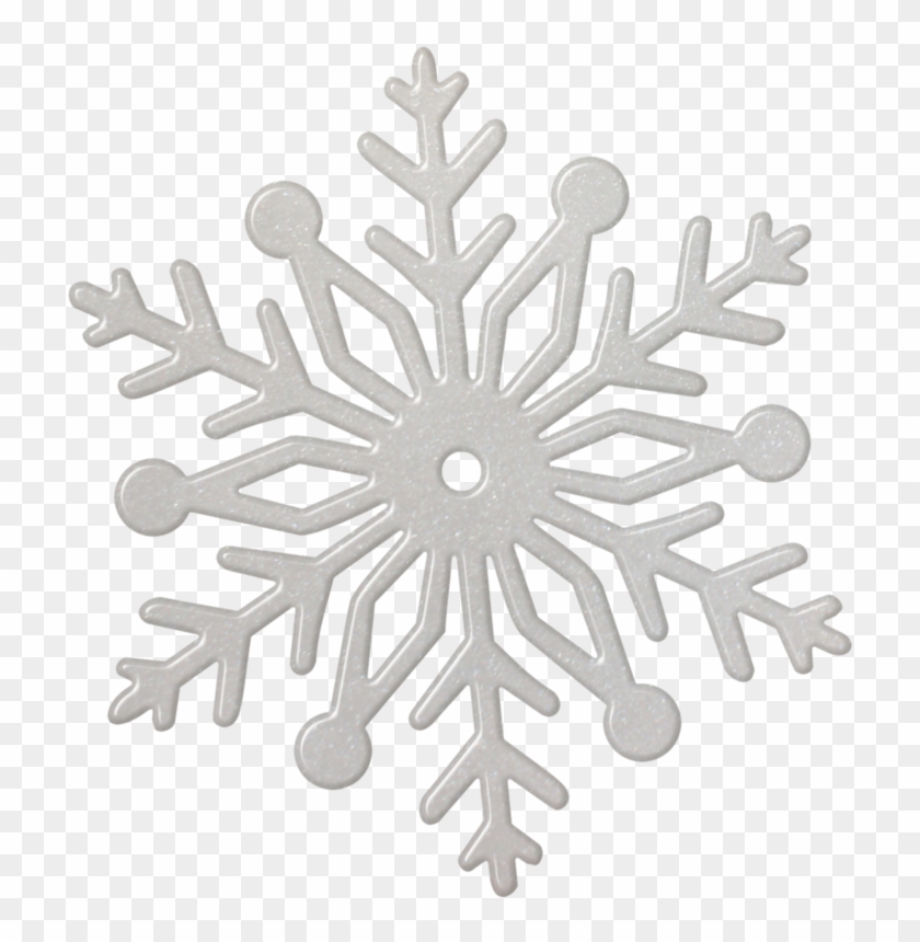 Silver Snowflake Png.