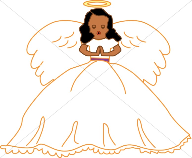 Angel Singing Clipart.