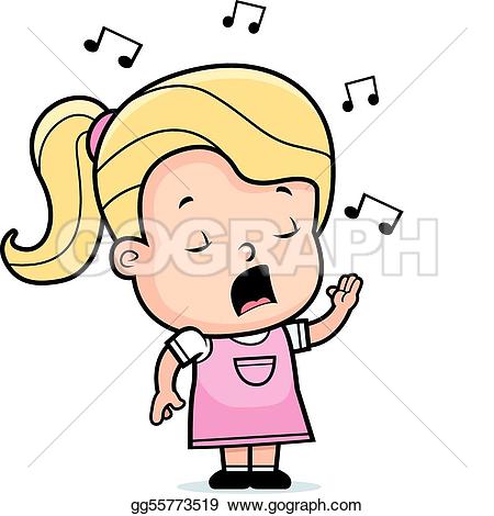 Singing Children Clip Art.