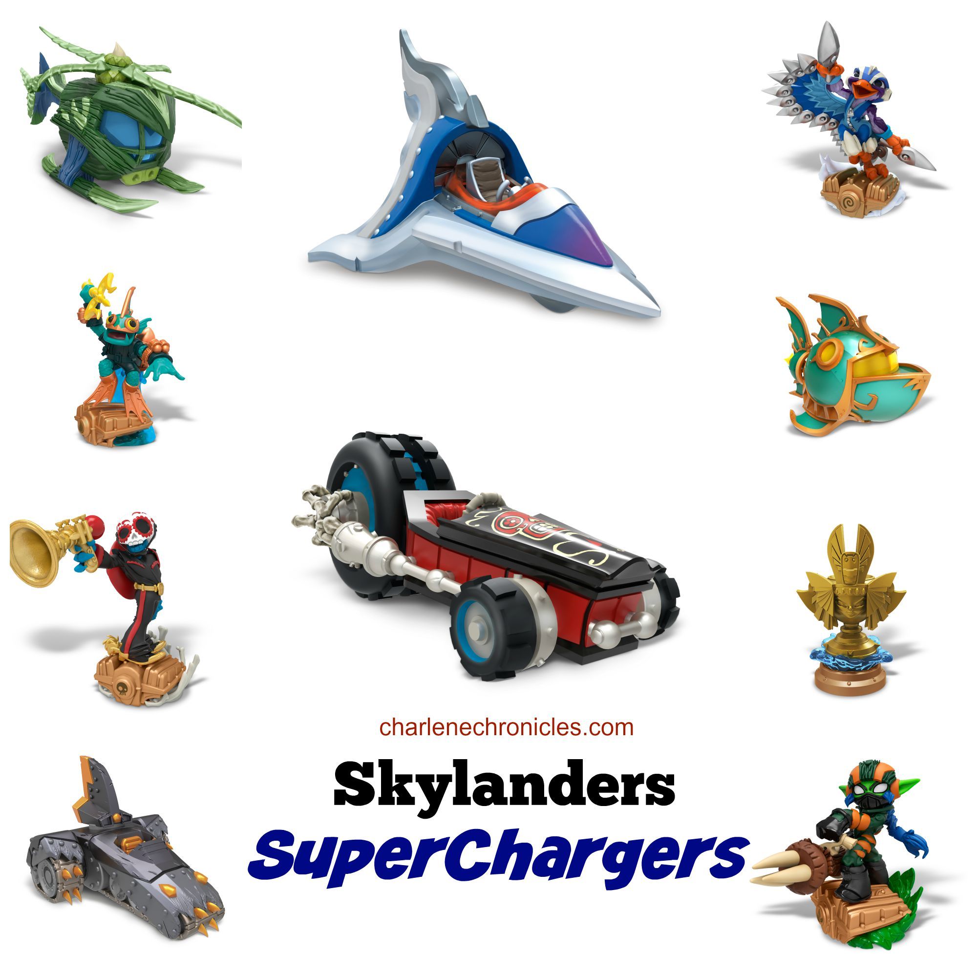 Skylanders SuperChargers Characters!.