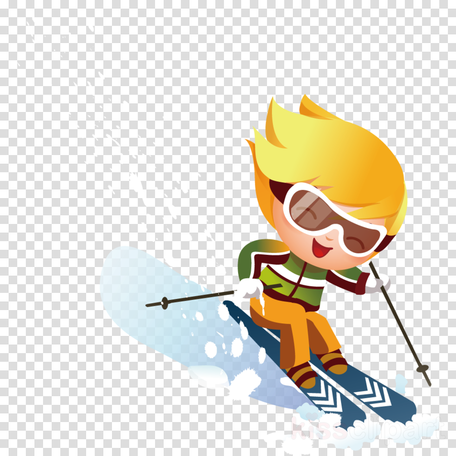 skier cartoon ski alpine skiing skiing clipart.