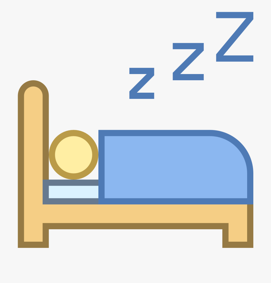 Sleeping Clipart Icon.