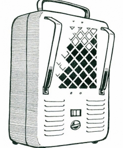 Space Heater Clipart.