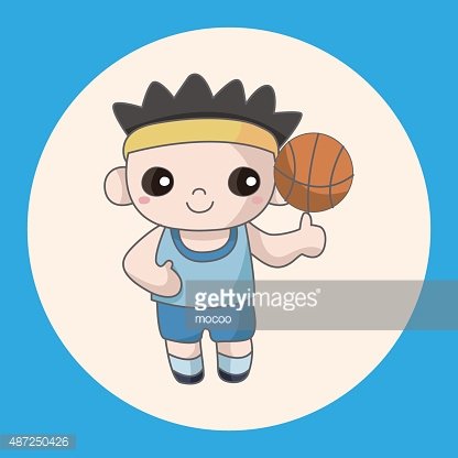 Ball sports theme elements Clipart Image.