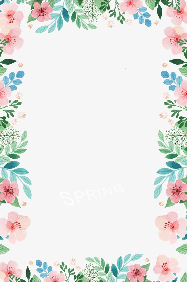 Free Clipart Borders Spring.