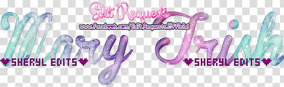 Mary Trish Stylish Text transparent background PNG clipart.