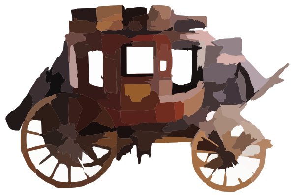 wild west stagecoach clipart American frontier Western.