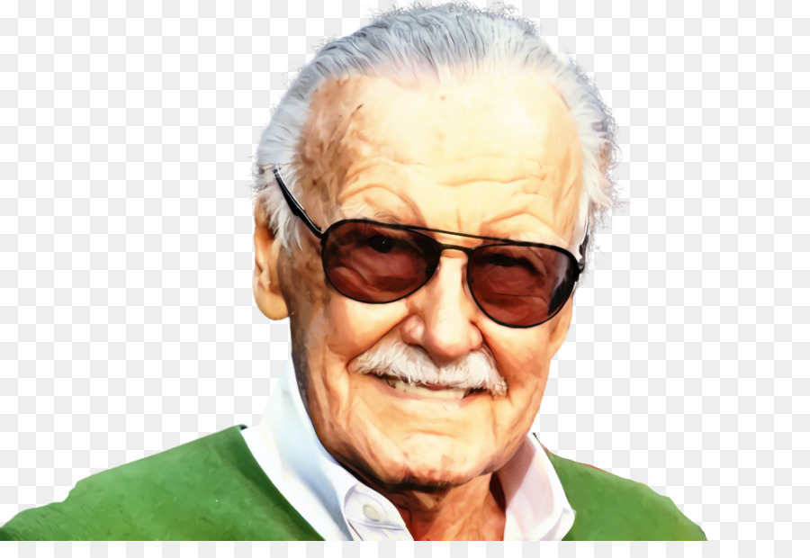 Stan Lee Cartoon png download.