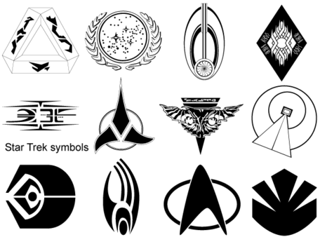 Free Star Trek Symbolss Clipart and Vector Graphics.