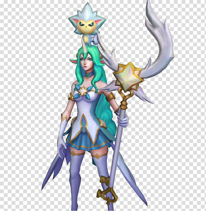 Soraka Star Guardian (XPS) transparent background PNG.