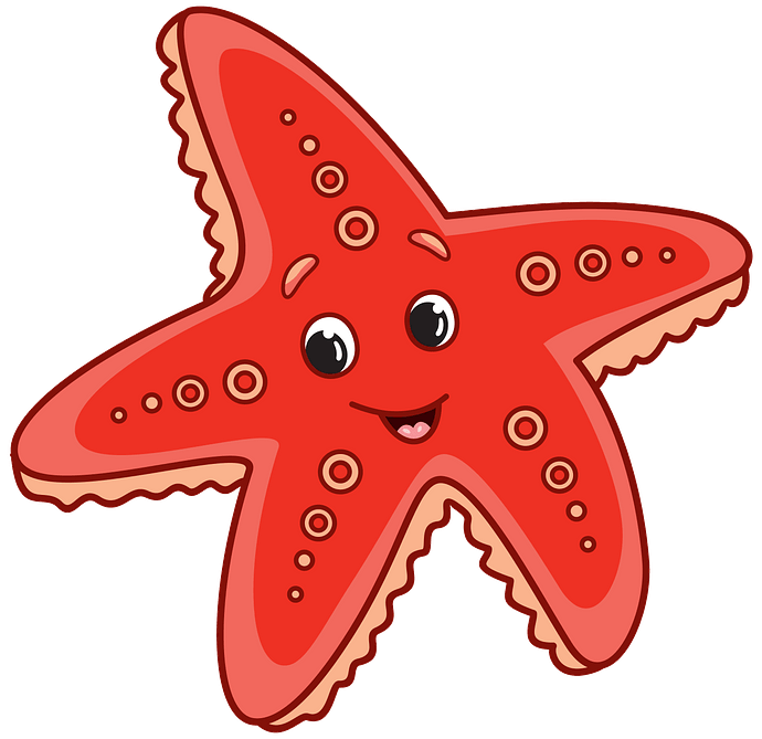 Starfish clipart. Free download..