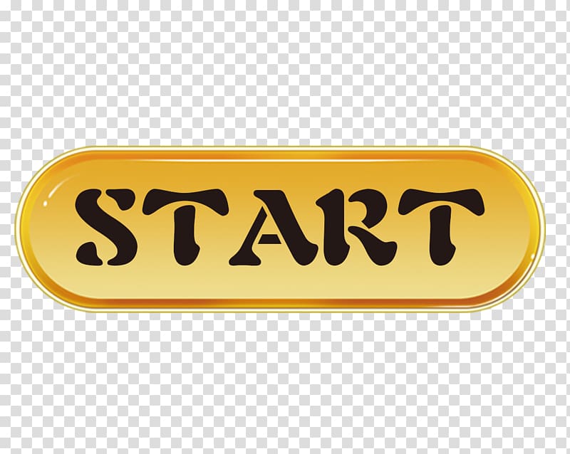 Start text, Button Logo Icon, The Start button transparent.