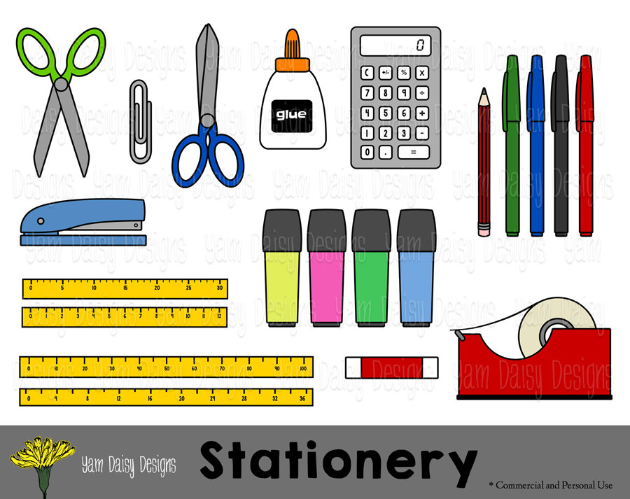 Stationary clipart 3 » Clipart Station.