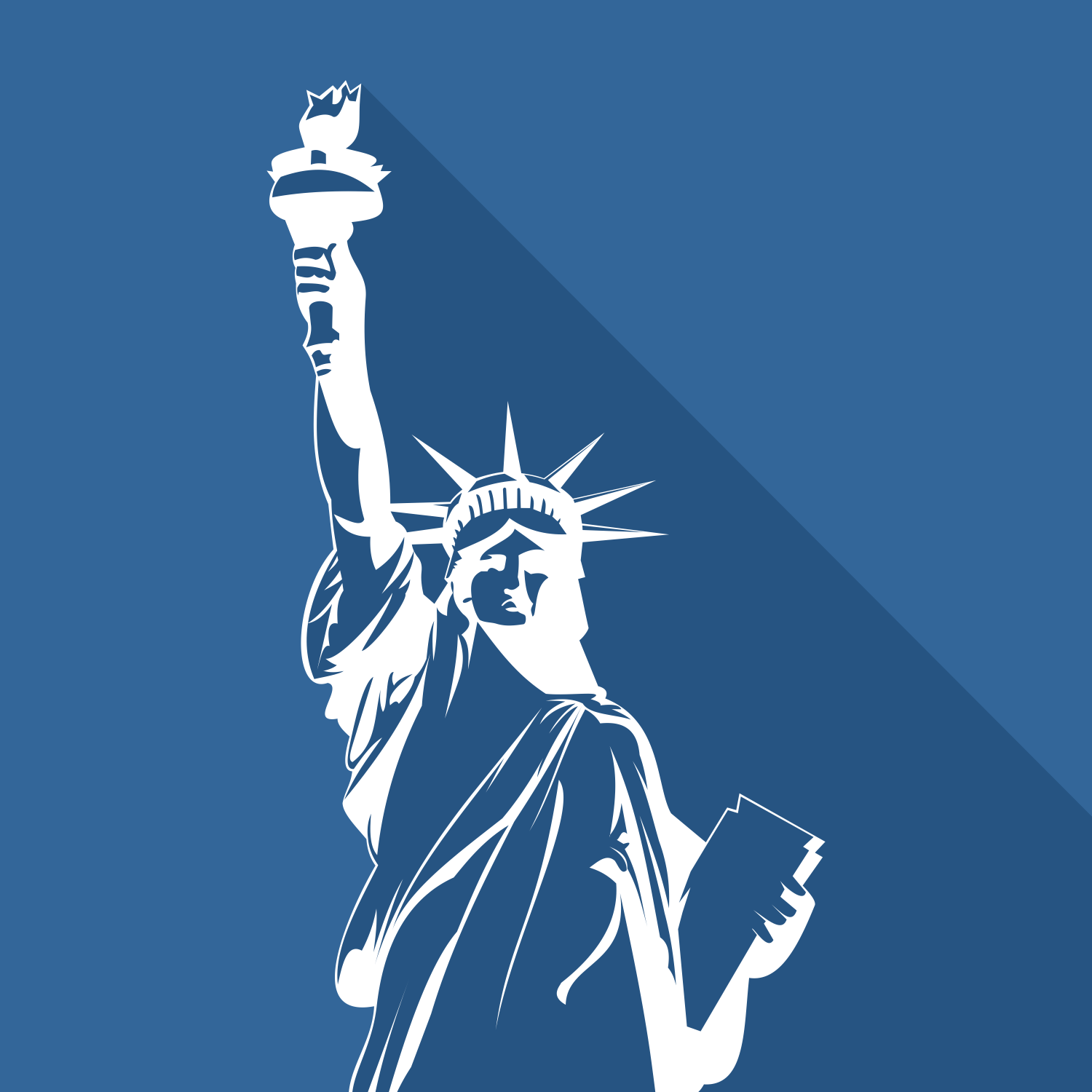 Vector for free use: Statue of Liberty Vector.