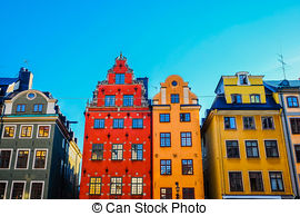 Stock Images of Stortorget in Gamla stan, Stockholm csp9055295.