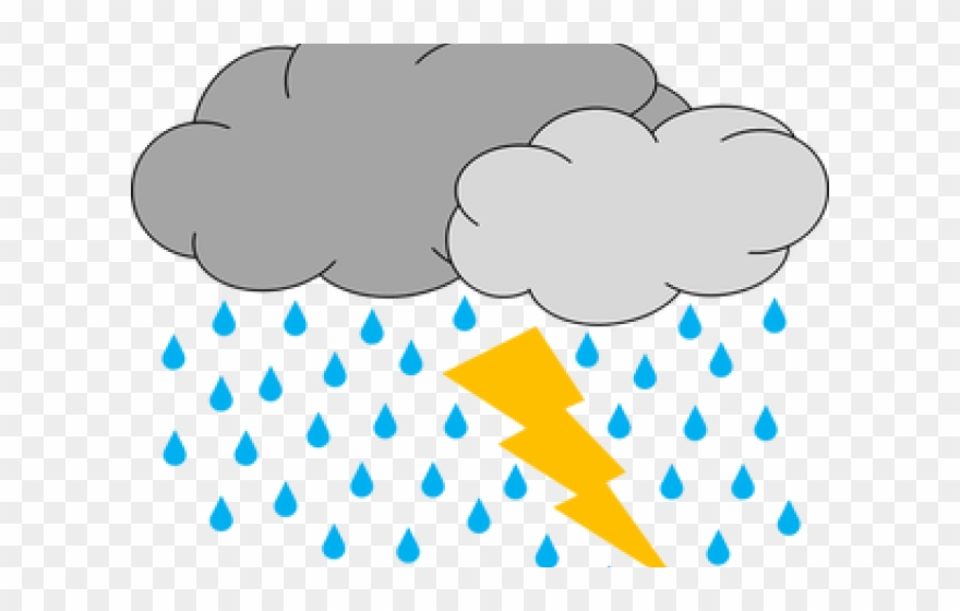 Thunder Clipart Bad Weather.