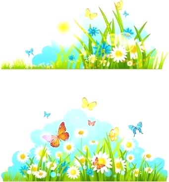 flowers clip art vector.