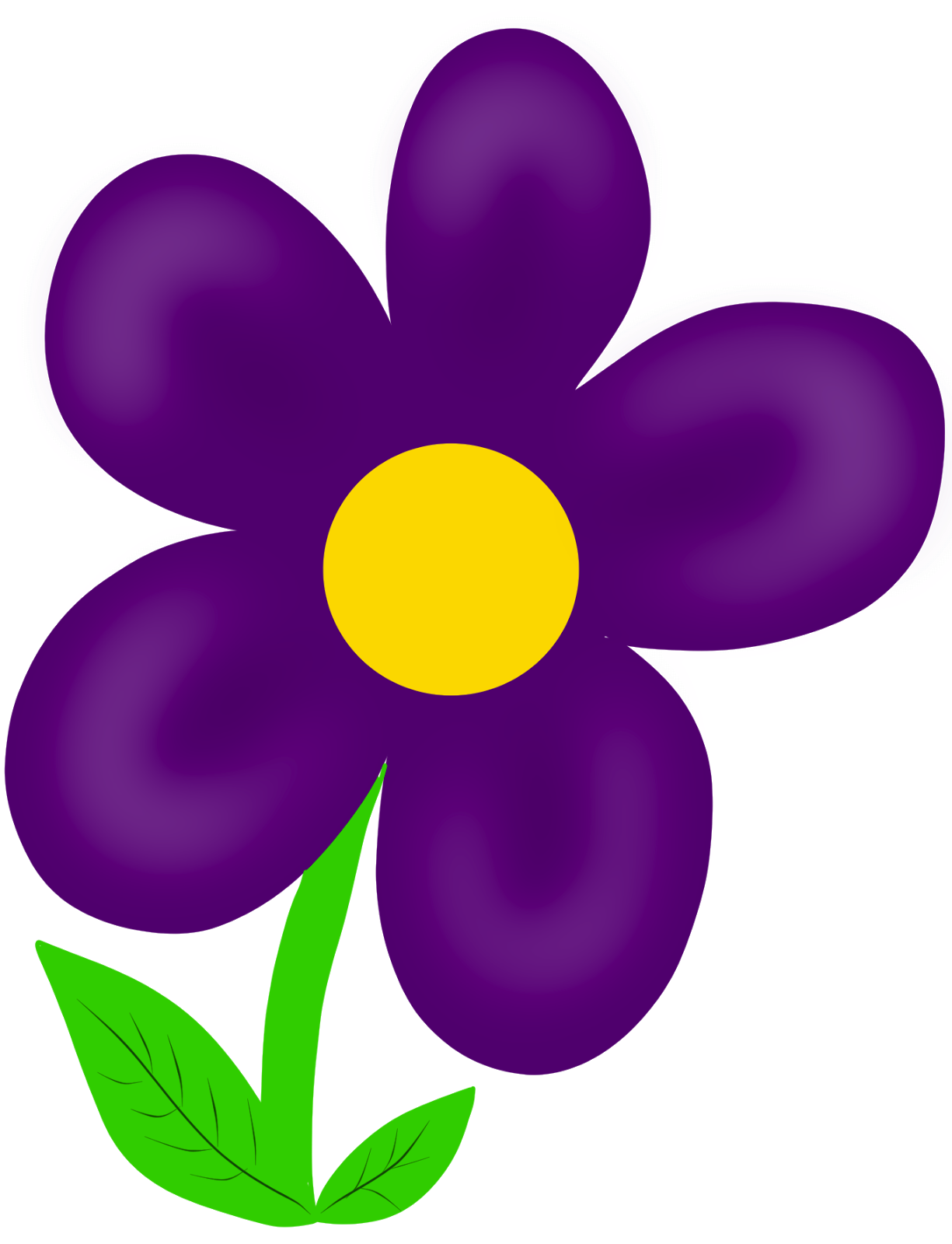 Summer Flowers Clip Art.