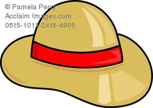 School Sun Hat Clipart.