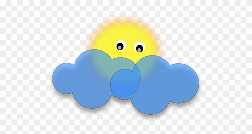 Sun And Clouds Clipart.