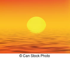 10881 Sunset free clipart.