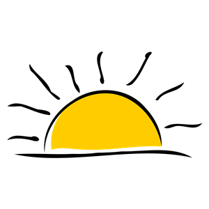 Free sunset clipart images.