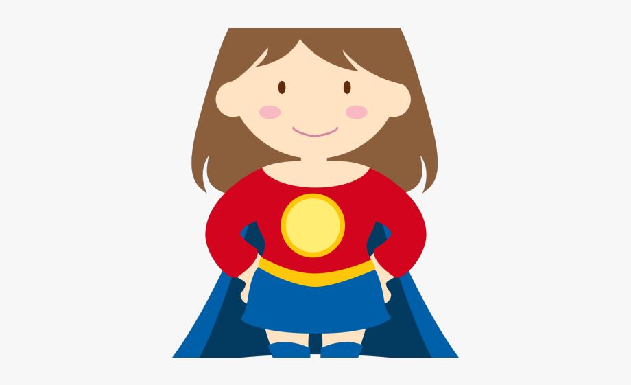 Kid Superhero Clipart.