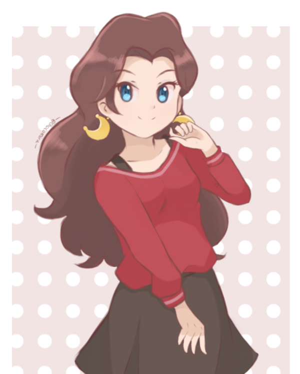 Casual outfit for Pauline inspired by an unused design in.