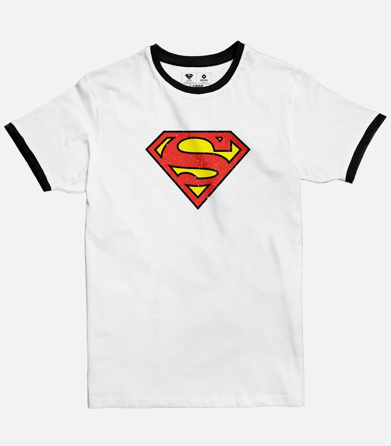 Superman Logo Ringer T.