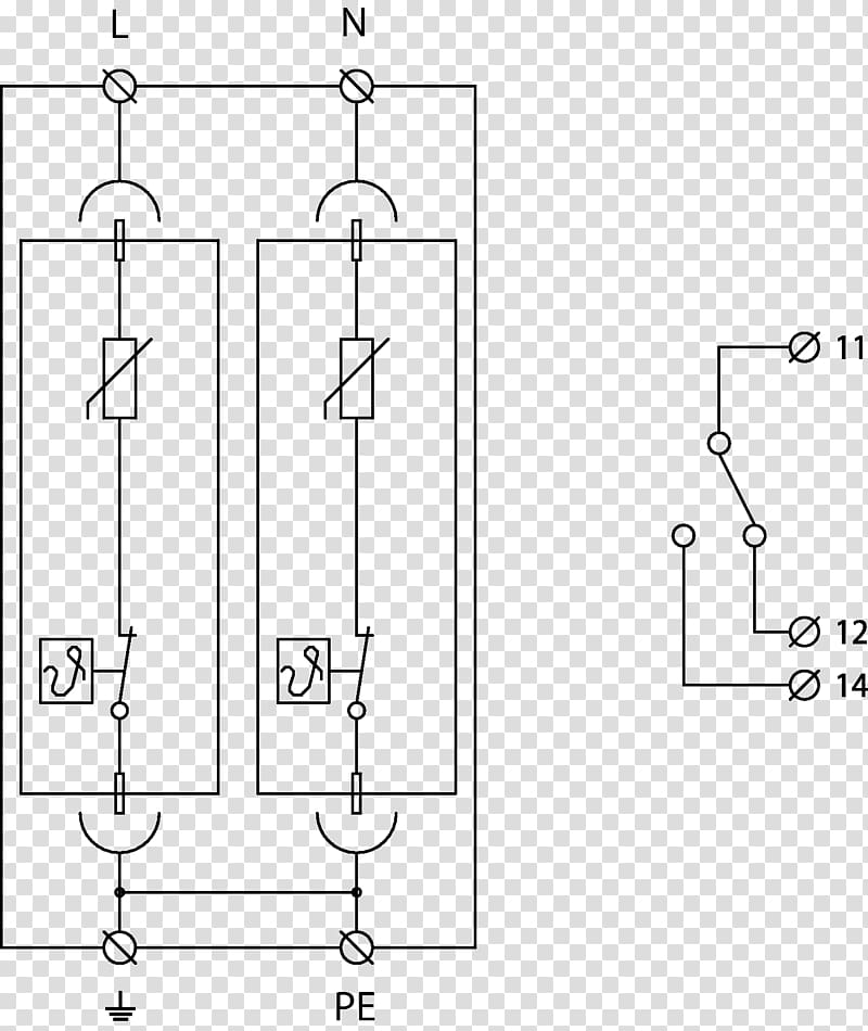 Surge protector Overvoltage Varistor Electrical network.