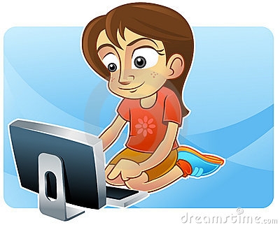 Internet Surfing Clipart.