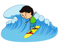 Surfing Clipart Images.