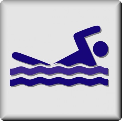 Swimming Backstroke Clipart.