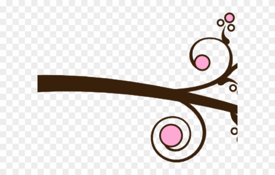 Branch Clipart Swirly Tree.