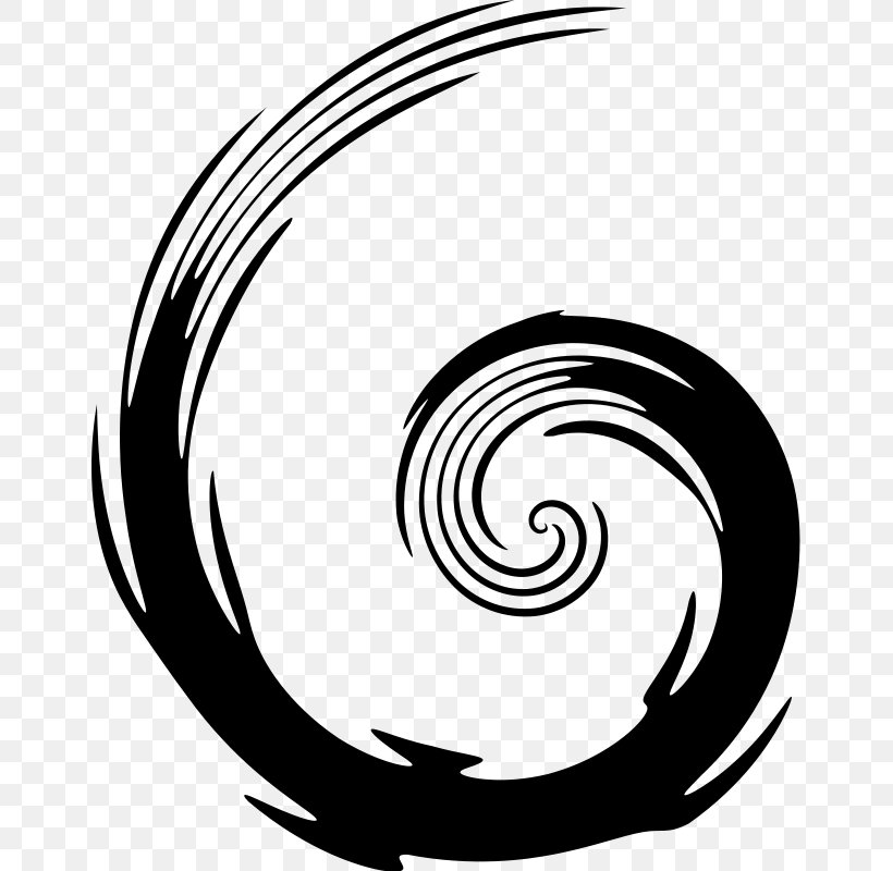 Spiral Clip Art, PNG, 652x800px, Spiral, Black And White.