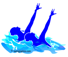 Synchronized Swimming Clip Art.