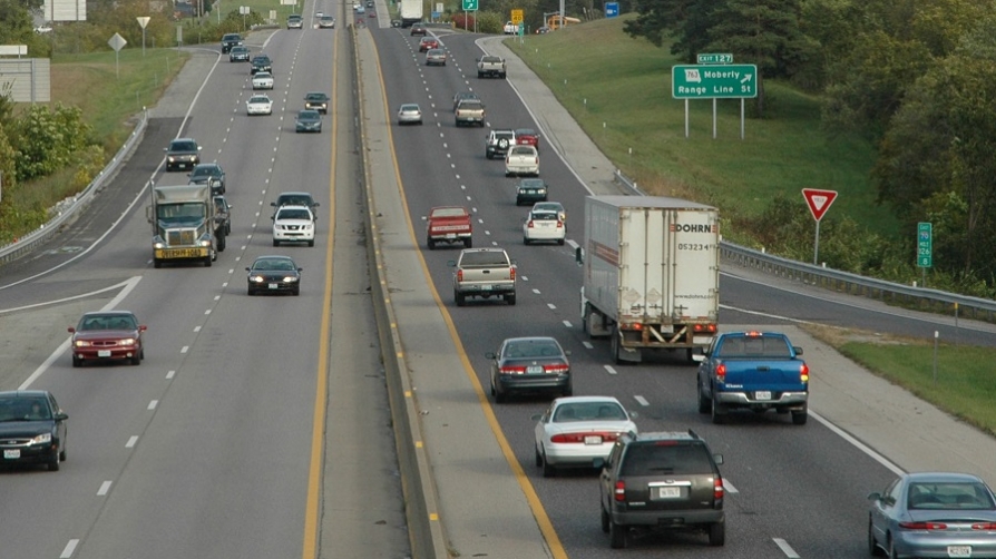 Driving in the United States.