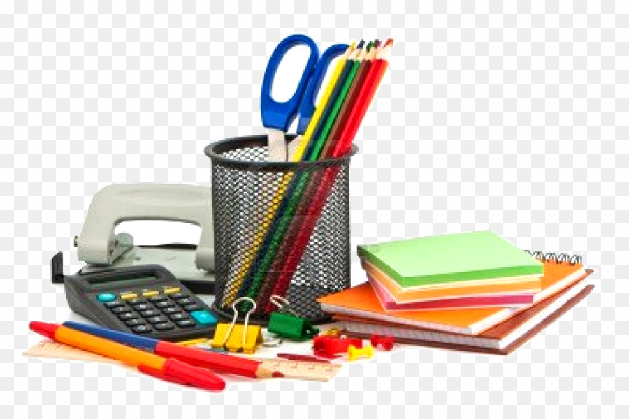 Office Stationery PNG Stationery Office Supplies Clipart.