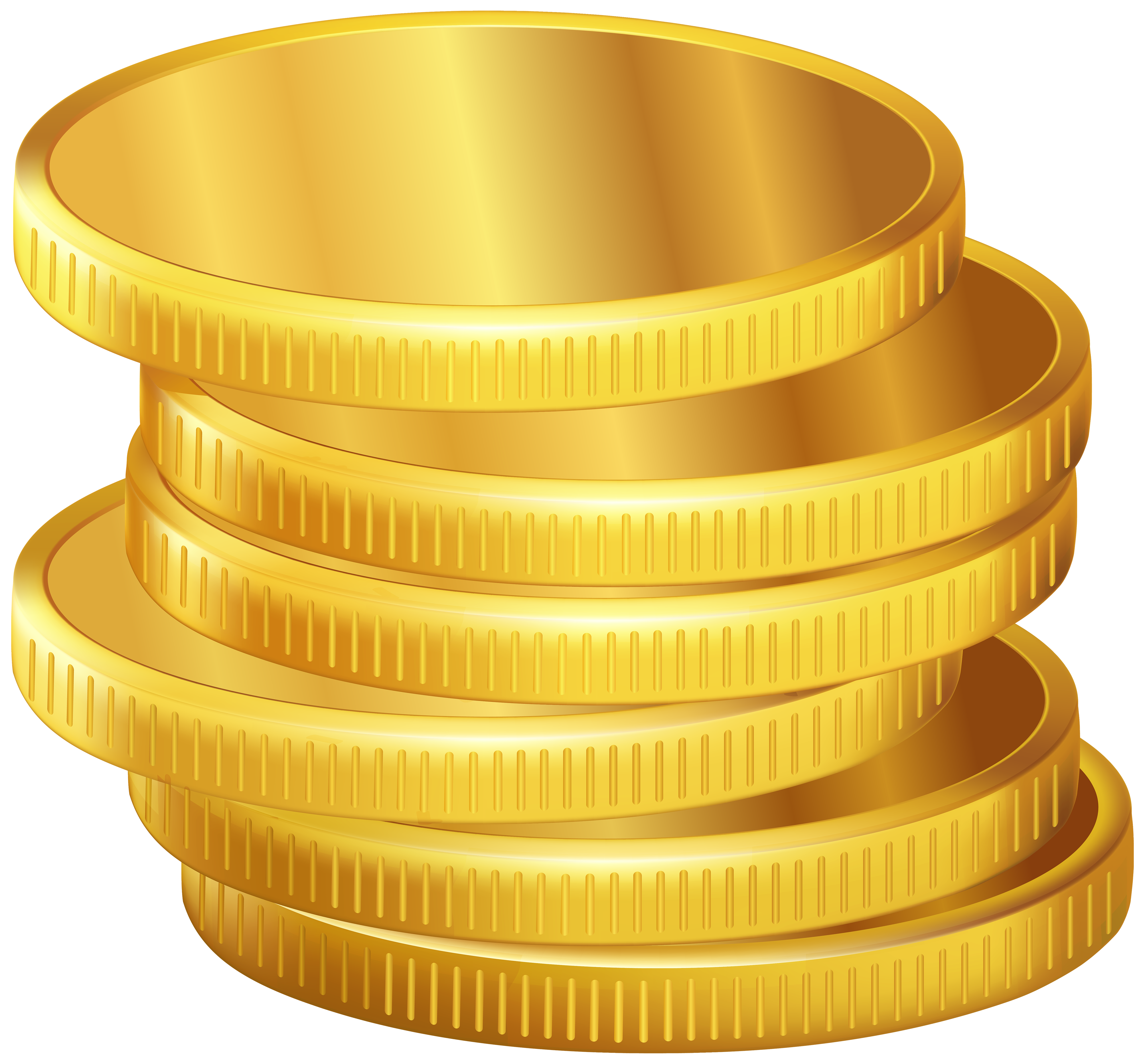 Golden Coins PNG Clipart.