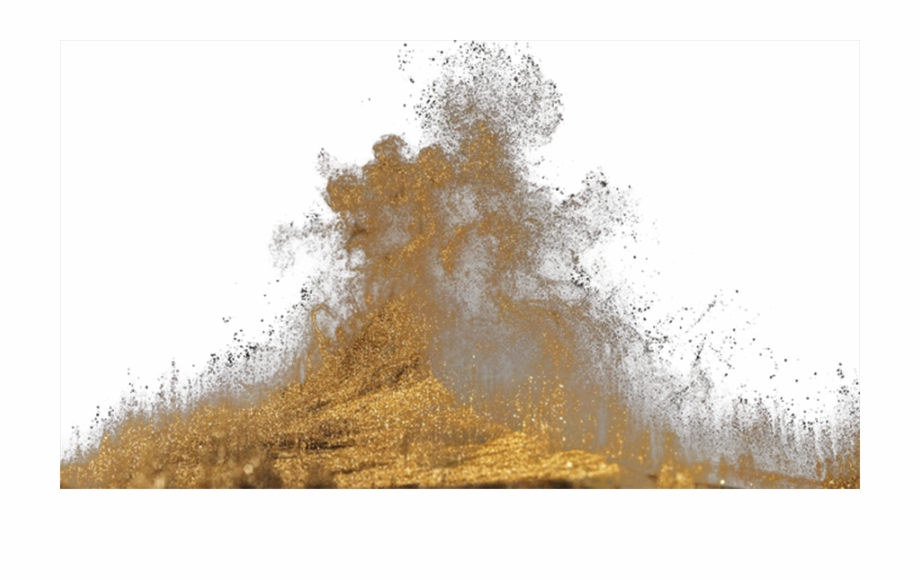 Dust Thick Gratis Gold Download Hd Png Clipart.